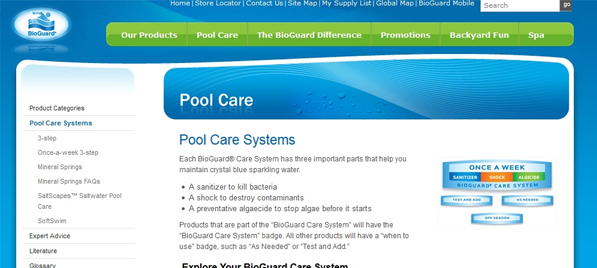 Water Care Programs