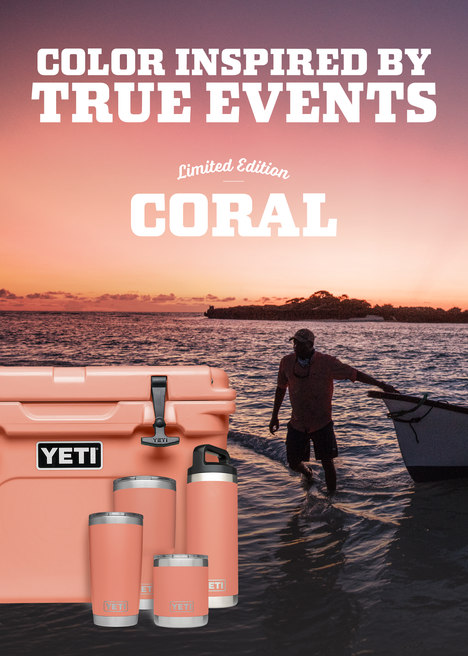 yeti limited edition coral